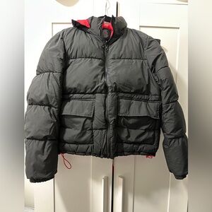 Urban Outfitters Black Puffer Jacket